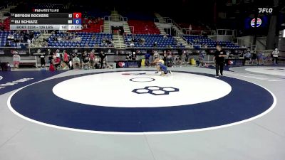 126 lbs Cons. Rd Of 16 - Bryson Rockers, KS vs Eli Schultz, MN