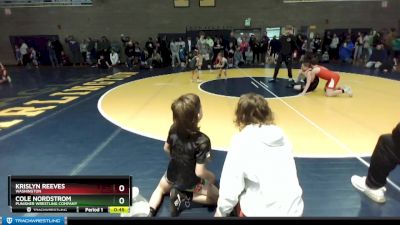 45-49 lbs 3rd Place Match - Krislyn Reeves, Washington vs Cole Nordstrom, Punisher Wrestling Company