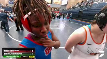 165 lbs 4th Place Match - Brooke Hoegger, Rockwall (Girls) vs Brooklyn Lawrence, Conroe Oak Ridge (Girls)