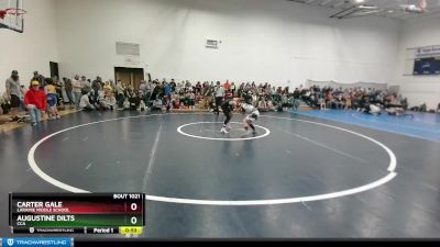 99-99 lbs Round 1 - Augustine Dilts, CCA vs Carter Gale, Laramie Middle School