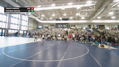 98 lbs Cons. Round 4 - Monte Paredes, Westlake vs Stetson Teeples, Payson