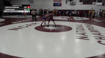 133 lbs Champ. Round 1 - Liam Stockberger, Luther vs Gavin Hilyar, Augsburg