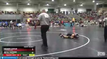 Girls 114 lbs Champ. Round 1 - Betsy Nations, Collierville Girls vs Nevaeh Justus, Riverdale Girls