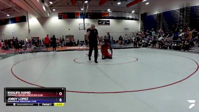 165 lbs Champ. Round 1 - Khalifa Hamid, Potomac Premier Wrestling Club vs Jordy Lopez, Annandale Wrestling Club