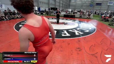 195 lbs Placement Matches (16 Team) - Jacob Earnest, Ohio Gray vs David Calkins, California