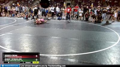 74-77 lbs Round 2 - Jessica Dean, Betterman Elite Wrestling vs Emery McQuillen, Victory Wrestling Club - VTC