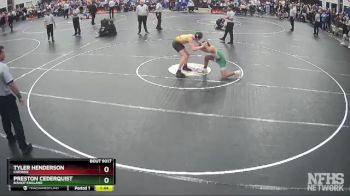 1A/2A 126 3rd Place Match - Tyler Henderson, Chesnee vs Preston Cederquist, Bishop England