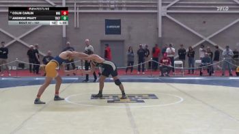157 lbs Champ. Round 1 - Andrew Pratt, Trinity (CT) vs Colin Carlin, Western New England