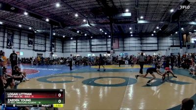 75 lbs Semifinals (4 Team) - Zaeden Young, PIT BULL WRESTLING ACADEMY vs Logan Littman, GREAT NECK WC - GOLD