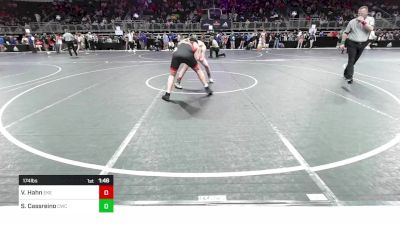 174 lbs Round Of 16 - Vance Hahn, East Kansas Eagles vs Samuel Cassreino, Crusader Wrestling Club