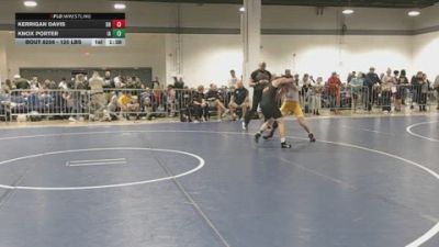 120 lbs Round Of 32 - Kerrigan Davis, OH vs Knox Porter, IA