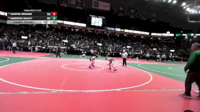 80 lbs Champ. Round 1 - Hunter Berger, PROA vs Jameson Bailey, HHY1