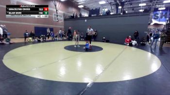 55 lbs 3rd Place Match - Gracelynn Cross, Team Real Life Wrestling vs Blair Muri, Fighting Squirrels Wrestling Club