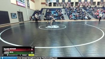 132 lbs Quarterfinal - Jared Seal, Freeman vs Blake Berger, Deer Park
