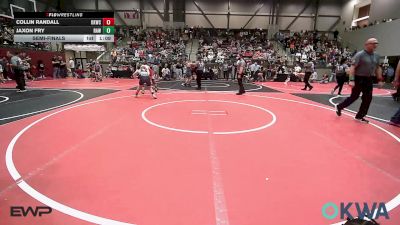 110 lbs Semifinal - Collin Randall, Keystone Kids Wrestling Club vs Jaxon Fry, Raw Wrestling Club