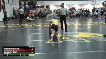 125 lbs Round 2 (12 Team) - Donovan Kelly, Adrian 2 vs Alexander Crane, West Liberty 2