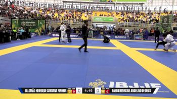 Pablo Henrique Angelino De Deus vs Salomão Henrique Santana Pinheir 2025 Brasileiro Jiu-Jitsu IBJJF