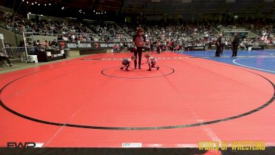 43 lbs Round Of 16 - Henry Howell, Henryetta Knights Wrestling Club vs Attikus Tucker, Hobbs Elite