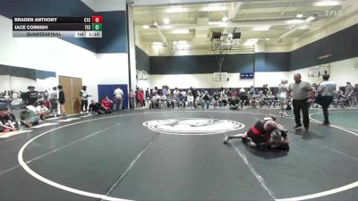 108 lbs Quarterfinal - Jace Cornish, Tesoro vs Braden Anthony, CTC