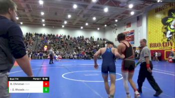 132 lbs Cons. Round 7 - Dylan Rhoads, Louisville vs Brock Christian, Perry