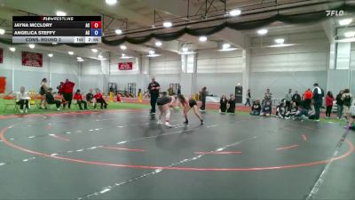 138 lbs Cons. Round 3 - Angelica Steffy, Adrian vs Jayna McClory, Adrian