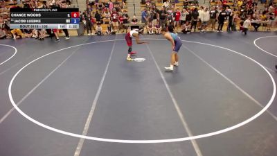 138 lbs Champ. Round 2 - Chance Woods, IL vs Jacob Luebke, MN