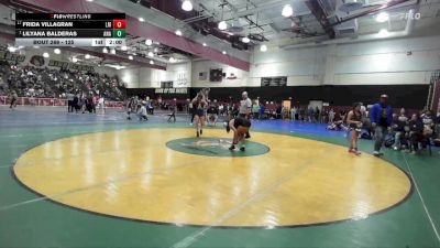 125 lbs Champ. Round 2 - Lilyana Balderas, Anaheim vs Frida Villagran, La Mirada