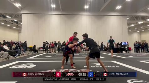 Owen Kuebeck vs Luke Lesperance 2025 ADCC Niagara Open