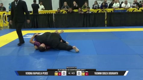 Yasmim Souza Douranth vs Verona Raphaela Pesce 2026 Pan IBJJF Jiu-Jitsu No-Gi Championship