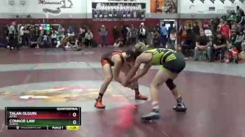 120 lbs Quarterfinal - Talan Olguin, Aztec vs Connor Law, SLAM B