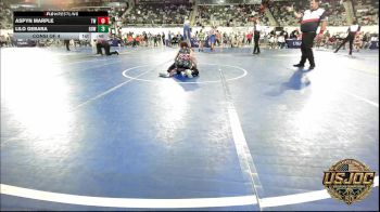 73 lbs Consi Of 4 - Aspyn Marple, Tuttle Wrestling vs Lilo Gebara, Greater Heights Wrestling