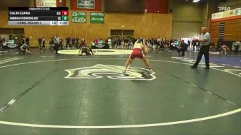 165 lbs Cons. Round 3 - Abran Gonzales, Bakersfield College vs Calin Capra, Sacramento City College