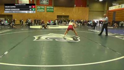 165 lbs Cons. Round 3 - Abran Gonzales, Bakersfield College vs Calin Capra, Sacramento City College