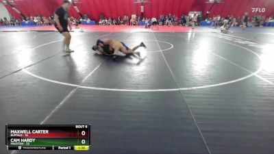 150 lbs Round 2 (6 Team) - Maxwell Carter, Buffalo vs Cam Hardy, Mauston