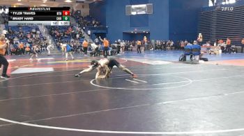 150 lbs Quarterfinal - Brady Hand, Christiansburg vs Tyler Traves, Mountain View