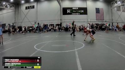 88 lbs Round 3 (4 Team) - TROY MCEWEN, High Pace Wrestling vs Owen Bergman, Headhunters