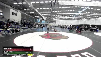 149 lbs Quarterfinal - Tj Martin, Pennsylvania College Of Technology vs Elijah Cyr, Castleton