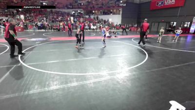 90 lbs 1st Place Match - Brylie McClain, Peshtigo vs Kenley Berglund, Two Rivers-Whitelaw Warriors