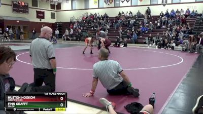 106-113A 1st Place Match - Huston Hookom, Independence vs Finn Grafft, Solon