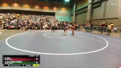 132 lbs Champ. Round 1 - Alexander Perez, James Logan vs Ji Tam, Desert Vista