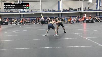 141 lbs Round Of 32 - Adam Heckman, Naval Academy vs Jack Kazalas, Binghamton University