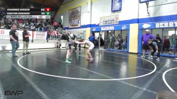 115 lbs Consi Of 8 #2 - Channing Hudson, Sperry Wrestling Club vs Raelynn Edwards, Bristow Elementary Wrestling Club