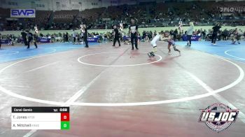 50 lbs Consolation - Tinley Jones, Kingfisher YellowJackets vs Azayla Mitchell, El Reno Wrestling Club