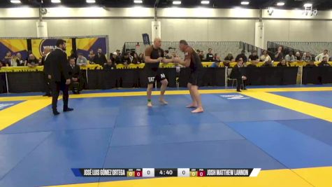 Josh Matthew Lannon vs José Luis Gómez Ortega 2024 World IBJJF Jiu-Jitsu No-Gi Championship