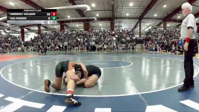 130 lbs Quarterfinal - Kimberly Holguin, Chaparral vs Ava Parker, Spanish Springs