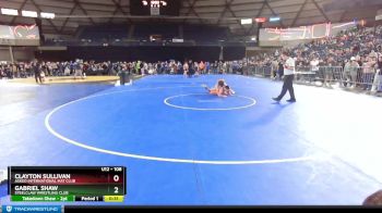 108 lbs Quarterfinal - Gabriel Shaw, Steelclaw Wrestling Club vs Clayton Sullivan, Askeo International Mat Club