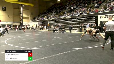 197 lbs Quarterfinal - Wolfgang Frable, Army vs Remy Cotton, Michigan State