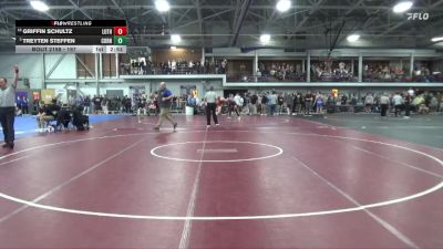 197 lbs Champ. Round 2 - Treyten Steffen, Cornell College vs Griffin Schultz, Luther