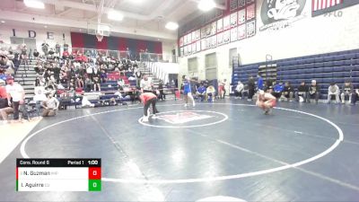 215 lbs Cons. Round 6 - Nicolas Guzman, Imperial High School vs Isaiah Aguirre, Central Union