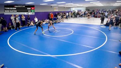 157 lbs Champ. Round 2 - Tyr Colque, Waukesha West vs Duke Clayton, St. Vincent St. Mary